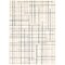 Chaudhary Living Hash and Slash Geometric Rectangular Area Throw Rug - 7.75' x 10' - Silver and Cream